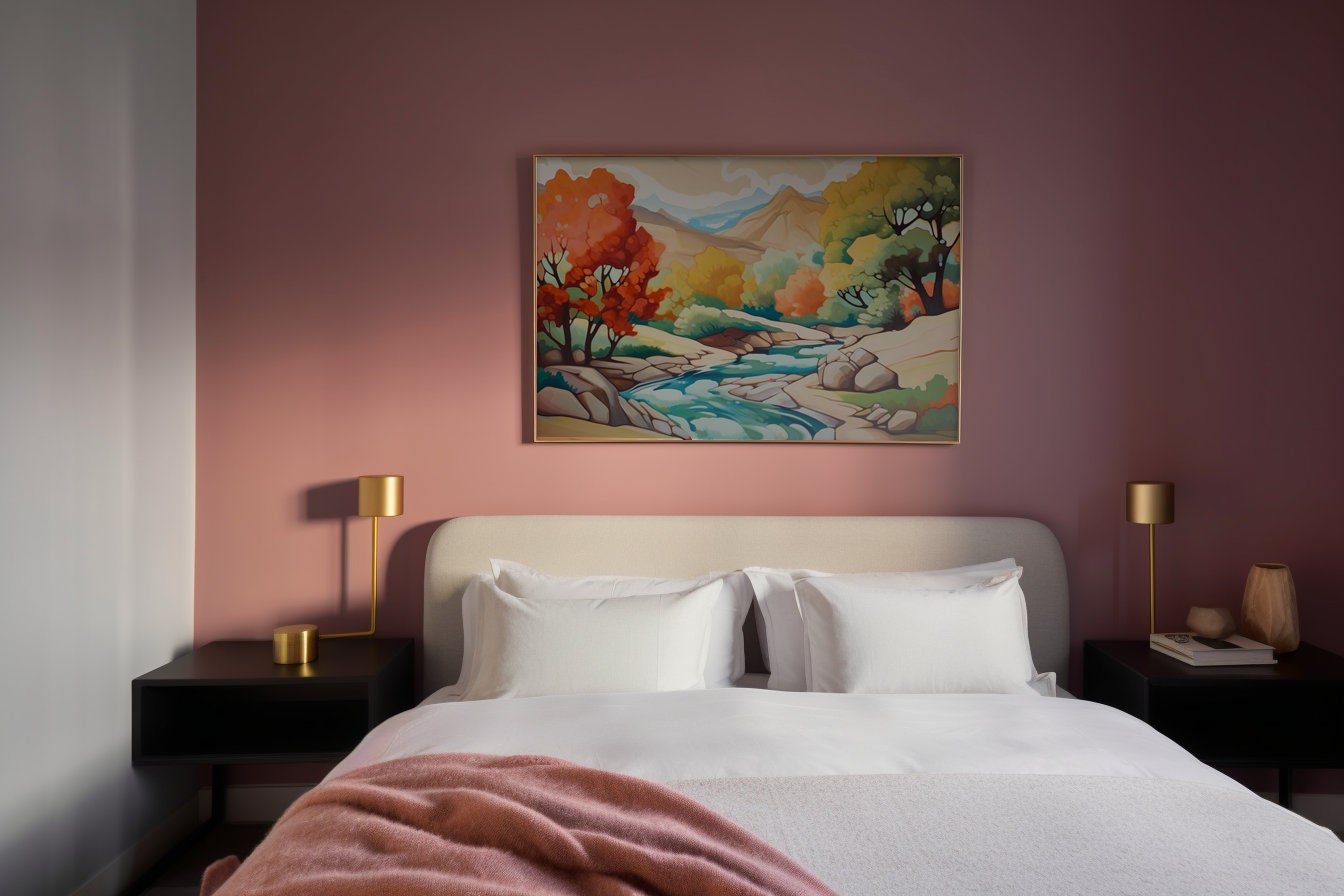 Georgia O'Keeffe Styled Landscape, Original Artwork | Digital Download | Wall Art | Custom Canvas Curators