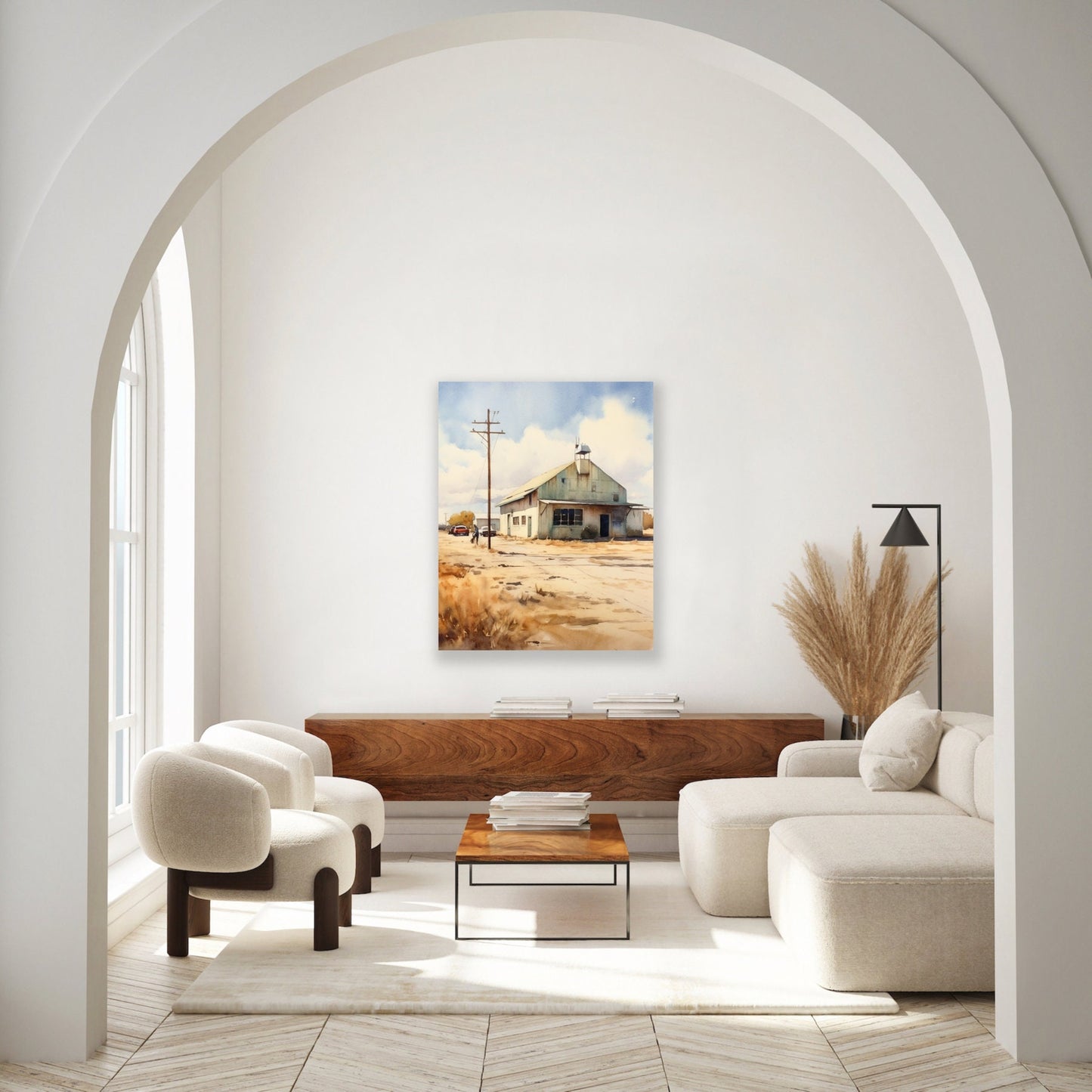 Deserted Storefront: An American Landscape Tribute to Robert Bechtle | Digital Wall Art | Download Print | Custom Canvas