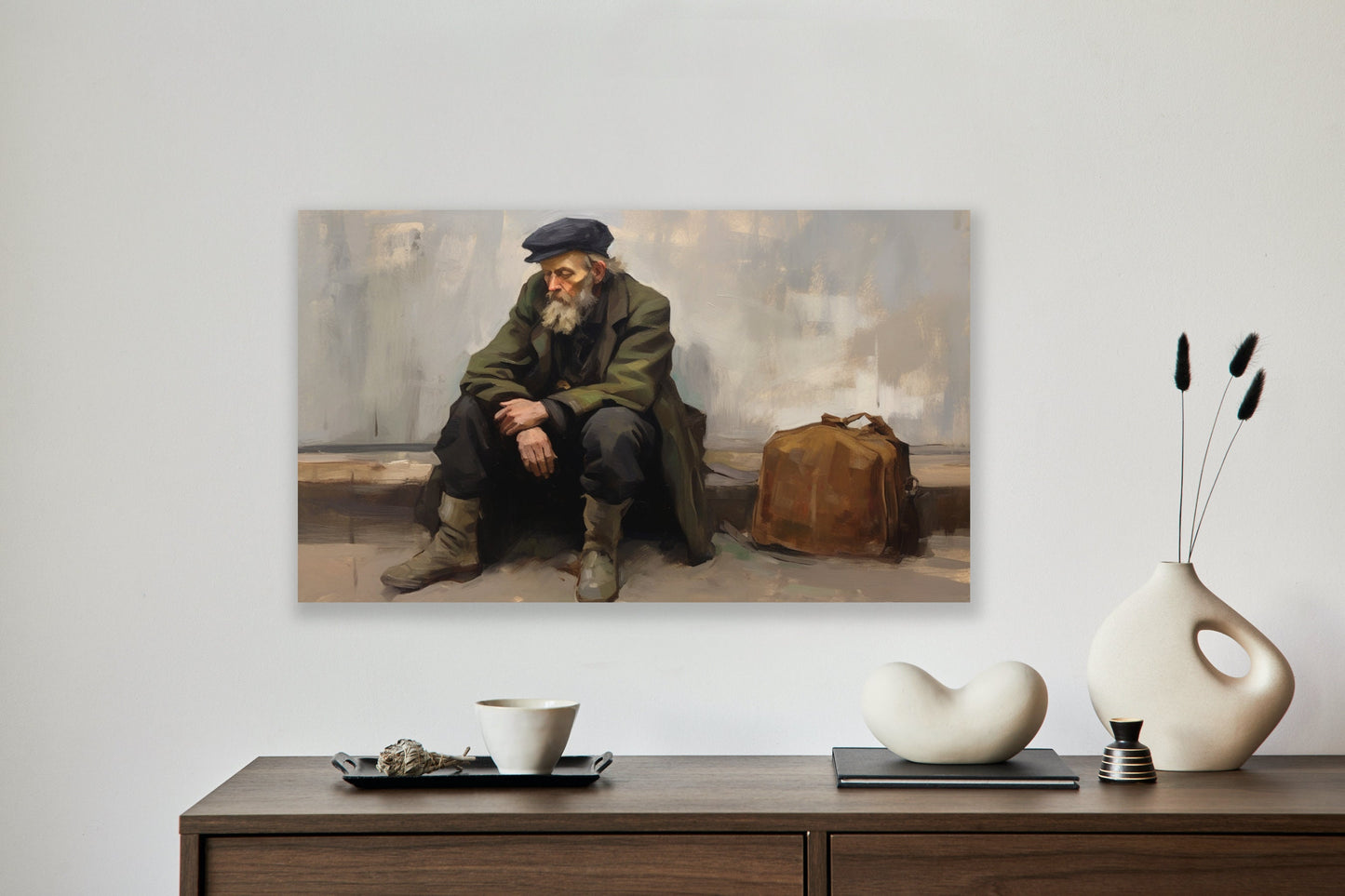 Echoes of Manet: Reflections on Society in 'Hobo, Businessman Broken'