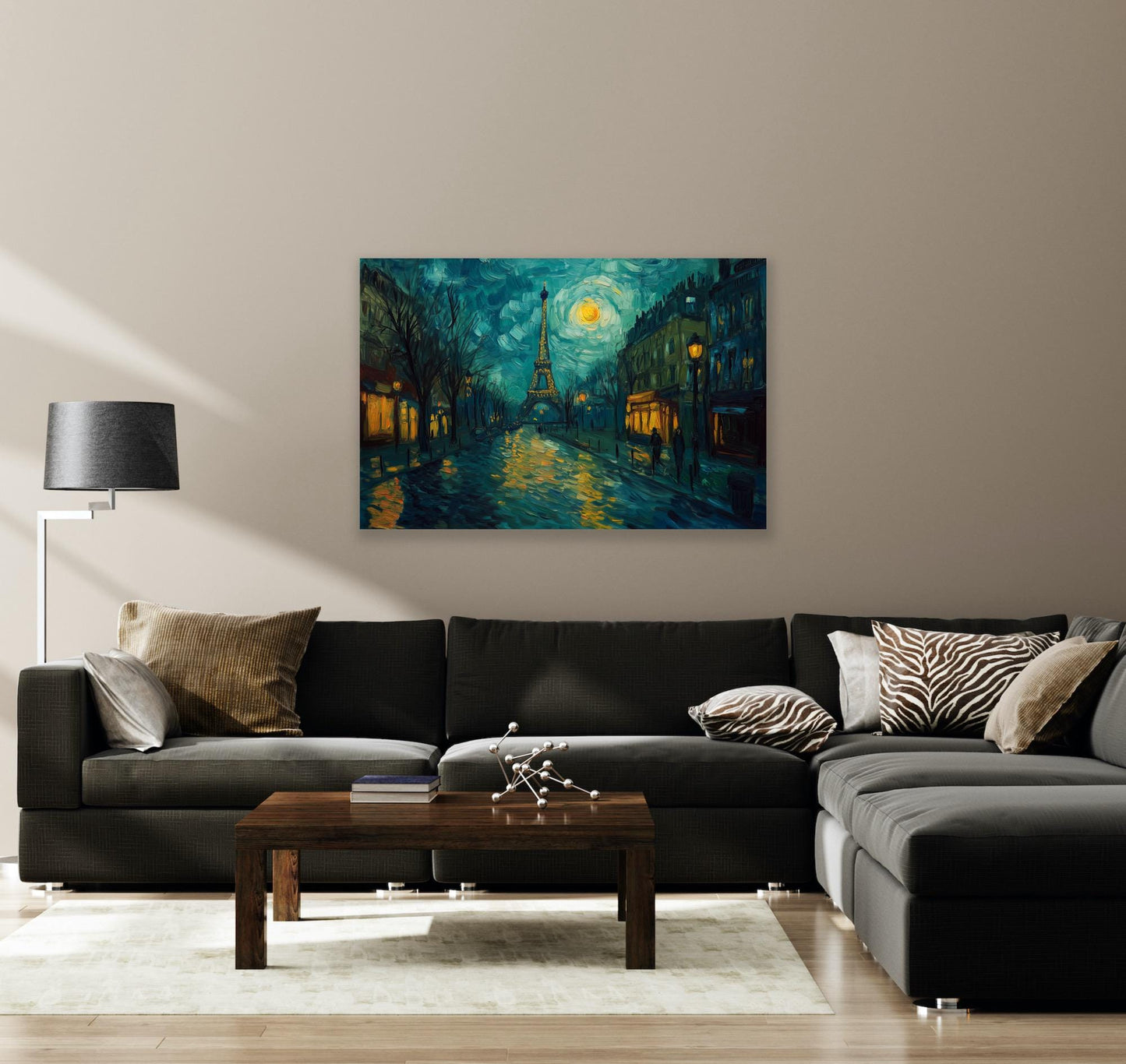 Eiffel Tower: A Romantic Ode Inspired by Van Gogh