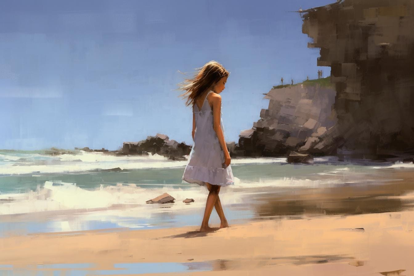 Embracing Solitude: A Journey Through 'Young Girl' by Pino