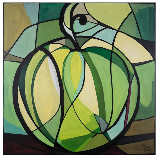 Picasso Geometric Fruit, ISO Digital Print, Art | Custom Canvas Curators