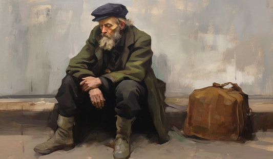 Echoes of Manet: Reflections on Society in 'Hobo, Businessman Broken'